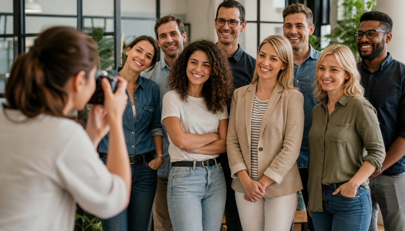 Photographier son équipe de franchise : une stratégie qui humanise la marque
